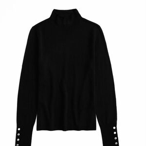NWT Abercrombie & Fitch Black Turtleneck Sweater
